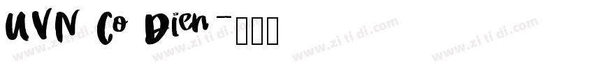 UVN Co Dien字体转换